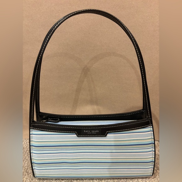 kate spade Handbags - Kate Spade ♠️ 

Striped Blue / Green and Black Women's Bag
